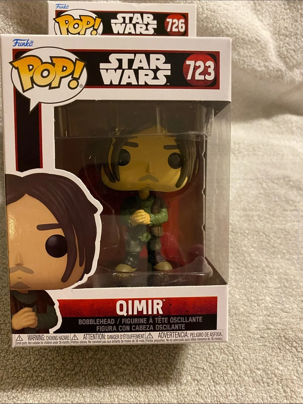2 Funko Pop! Star Wars Qimir & Bazil Boxed Figures - White, Red, Black, Green